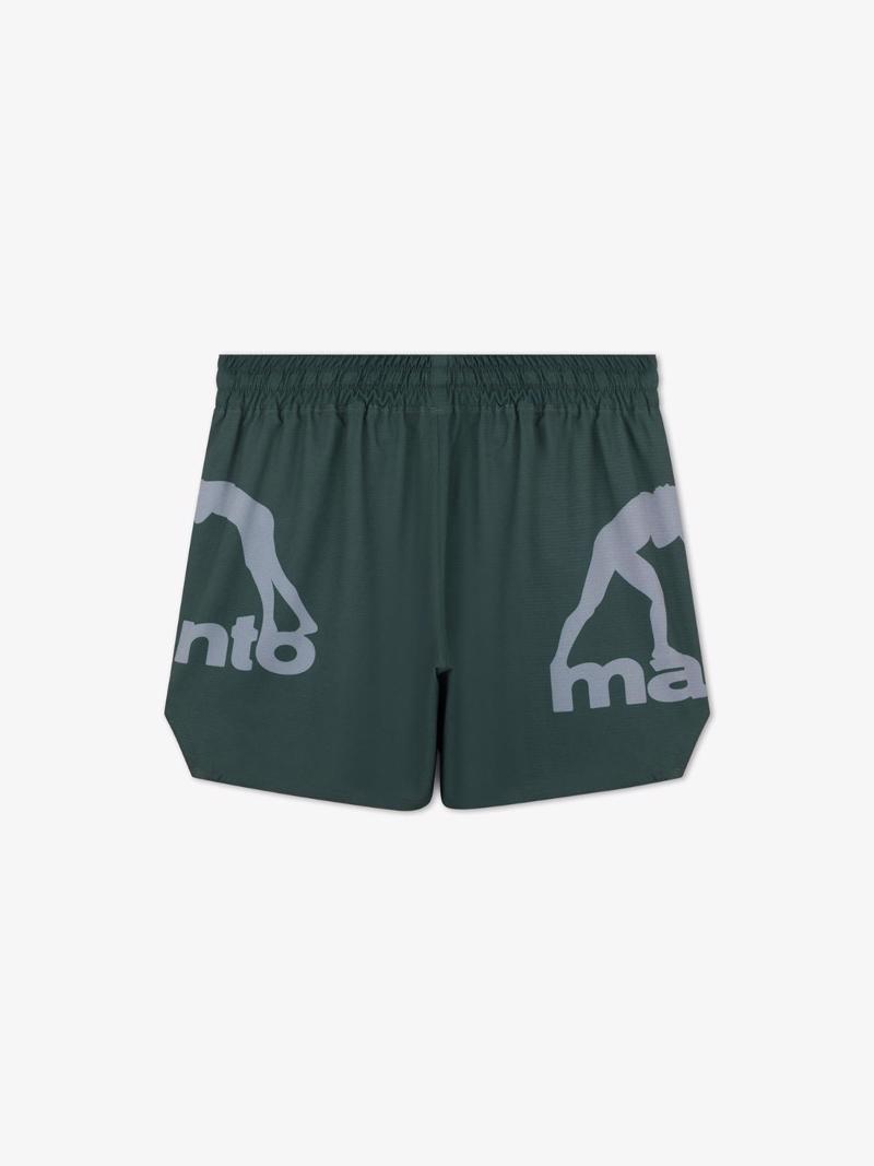 MANTO hybrid fightshorts Varsity - GREEN